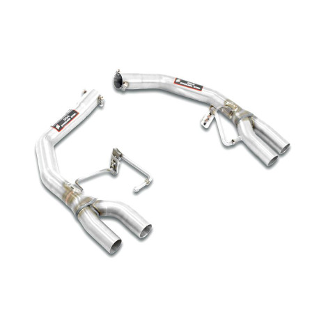 Sistemi di scarico SUPERSPRINT Supersprint Rear pipe kit Right - Left (Muffler delete) AUDI A4 B9 (Sedan + Avant) 2.0 TFSI 16+ | race-shop.it