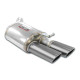 Sistemi di scarico SUPERSPRINT Supersprint Rear exhaust Left 100x75 "Gun Metal Grey" AUDI A6 C7 4G 1.8 TFSI 15-18 | race-shop.it