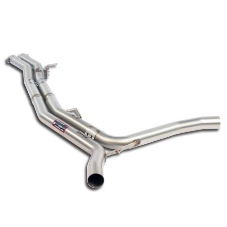 Sistemi di scarico SUPERSPRINT Supersprint Central pipe kit Right - Left "Racing" AUDI A8 QUATTRO 4.0 TFSI V8 12-13 | race-shop.it