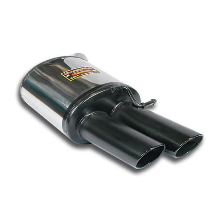 Sistemi di scarico SUPERSPRINT Supersprint Rear exhaust Left 100x75 "Gun Metal Grey" AUDI A8 QUATTRO 4.0 TFSI V8 12-13 | race-shop.it