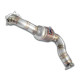 Sistemi di scarico SUPERSPRINT Supersprint Downpipe Left + Metallic catalytic converter AUDI A8 QUATTRO 4.0 TFSI V8 12-13 | race-shop.it