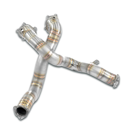 Sistemi di scarico SUPERSPRINT Supersprint Downpipe kit Right + Left (Replaces catalytic converter) AUDI A8 QUATTRO 4.0 TFSI V8 12-13 | race-shop.it