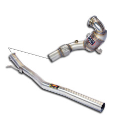 Supersprint Turbo downpipe kit + Metallic catalytic converter WRC AUDI TT Mk3 Coupè/Roadster 1.8 TFSI 15+