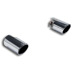Supersprint Endpipe kit Right - Left O100 AUDI TT Mk3 Coupè/Roadster 2.0 TFSI 15+ (with valve)