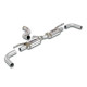 Sistemi di scarico SUPERSPRINT Supersprint Rear exhaust "Racing" AUDI TT Mk3 Coupè/Roadster 2.0 TFSI Quattro 15+ | race-shop.it