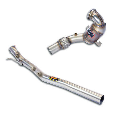 Sistemi di scarico SUPERSPRINT Supersprint Turbo downpipe kit + Metallic WRC catalytic converter (Deletes GPF) AUDI SQ2 QUATTRO 2.0 TFSI 19-20 | race-shop.it