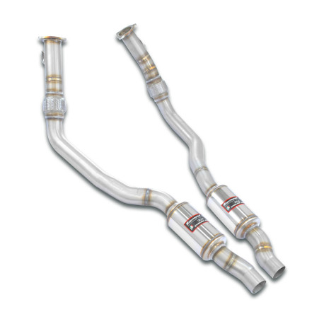 Sistemi di scarico SUPERSPRINT Supersprint Front exhaust kit right + left AUDI RS4 Quattro (Avant) 2.9 TFSi V6 18-19 (with valve) | race-shop.it