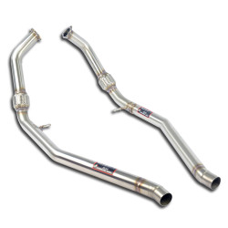 Supersprint Front pipe kit Right - Left (Replaces OEM front exhaust) AUDI SQ5 QUATTRO SUV 3.0 TFSI V6 17-20 (with valve)