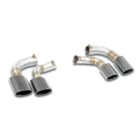 Sistemi di scarico SUPERSPRINT Supersprint 4 Endpipe kit Right - Left 120x80 "Gun Metal Grey" BENTLEY BENTAYGA 4.0L V8 Bi-Turbo 18+ (Racing) | race-shop.it