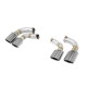 Sistemi di scarico SUPERSPRINT Supersprint 4 Endpipe kit Right - Left 120x80 "Gun Metal Grey" BENTLEY BENTAYGA 4.0L V8 Bi-Turbo 18+ (Racing) | race-shop.it