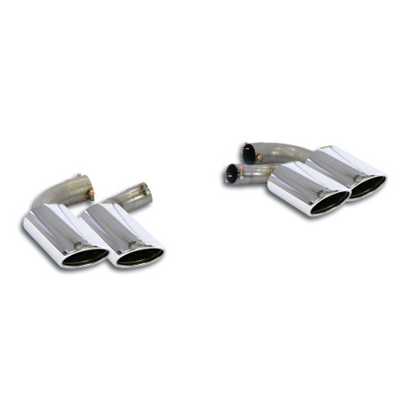 Sistemi di scarico SUPERSPRINT Supersprint 4 Endpipe kit Right - Left 120x80 BENTLEY BENTAYGA Hybrid 3.0L V6 Turbo 20+ (with valve) | race-shop.it