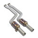 Sistemi di scarico SUPERSPRINT Supersprint Front exhaust with metallic catalytic Right + Left BMW E81 - All models (For N54 engine conversion) | race-shop.it