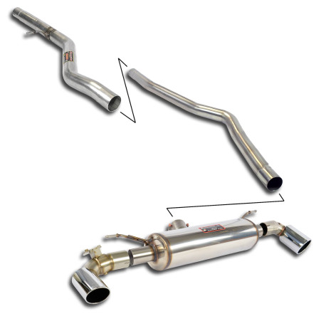 Sistemi di scarico SUPERSPRINT Supersprint Sport&Sound pack with valve (manual gearbox) BMW F20 / F21 125i 2.0T 11-14 (with valve) | race-shop.it