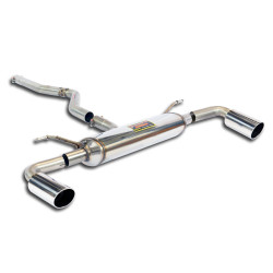 Supersprint Connecting pipe + rear exhaust Right O90 - Left O90 BMW F20 / F21 114d 12-15