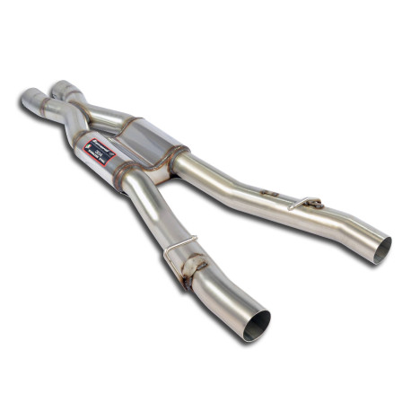Sistemi di scarico SUPERSPRINT Supersprint Centre exhaust + "X-Pipe" BMW F10 550i V8 10-12 | race-shop.it