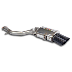 Supersprint Rear exhaust Right 100x75 "Gun Metal Grey" BMW F10 550i V8 10-12