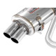 Sistemi di scarico SUPERSPRINT Supersprint Rear exhaust Right OO80 - Left OO80 "Power Loop" BMW F10 / F11 520i 10-16 | race-shop.it