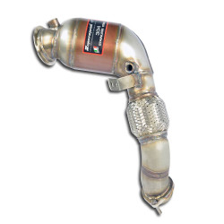 Supersprint Turbo downpipe kit + Metallic catalytic Left BMW G30 M550i LCi xDrive 21-24 (with valve)