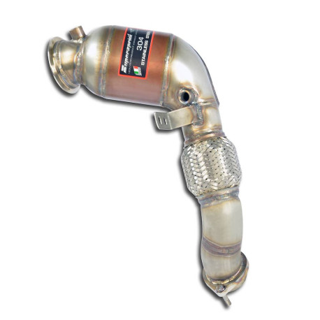 Sistemi di scarico SUPERSPRINT Supersprint Turbo downpipe kit + Metallic catalytic Left BMW G30 M550i LCi xDrive 21-24 (with valve) | race-shop.it