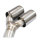 Sistemi di scarico SUPERSPRINT Supersprint Rear exhaust "Race" Right OO90 + Left OO90 "Gun Metal Grey" BMW G01 X3 M40i xDrive 17-24 | race-shop.it