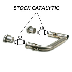 Supersprint Right - Left connecting pipe kit for OEM katWeld on connection BMW E53 X5 4.4i V8 (M62) 00-03