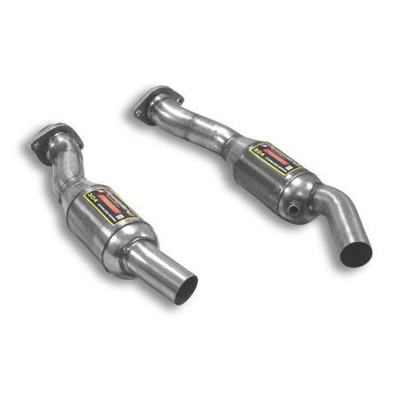 Sistemi di scarico SUPERSPRINT Supersprint Front pipe with Metallic catalytic converter Right + Left BMW E70 X5 4.8i V8 (N62) 06-10 | race-shop.it