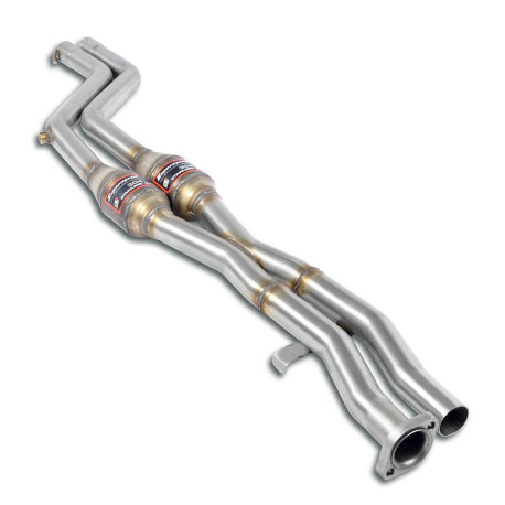 Sistemi di scarico SUPERSPRINT Supersprint Front exhaust with Metallic catalytic converter right + left BMW E36 320i 24v (Sedan / Coupé / Convertible) 90-94 | race-shop.it