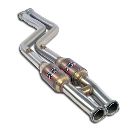 Sistemi di scarico SUPERSPRINT Supersprint Front exhaust "H-Pipe" with Metallic catalytic converter Right + Left BMW E36 Compact - All models | race-shop.it