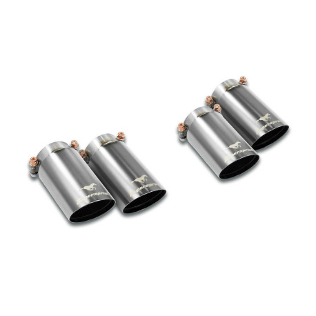 Sistemi di scarico SUPERSPRINT Supersprint Endpipe kit "Gun Metal Grey" OO80 Right - OO80 Left BMW F87 M2 Competition 18-21 (with valve) | race-shop.it