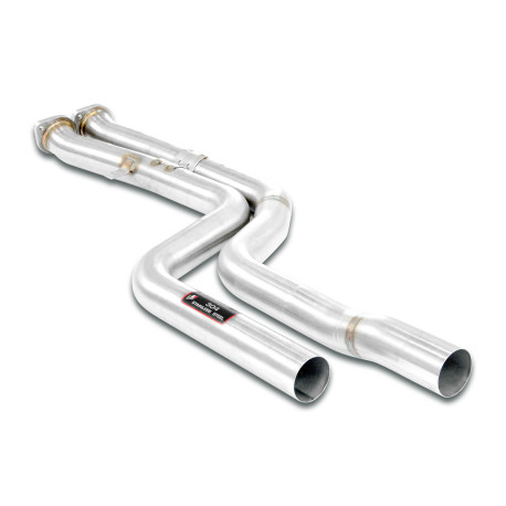 Sistemi di scarico SUPERSPRINT Supersprint Front exhaust - no resonated (Deletes the secondary catalytic) BMW F97 X3 M 19-21 (with valve) | race-shop.it