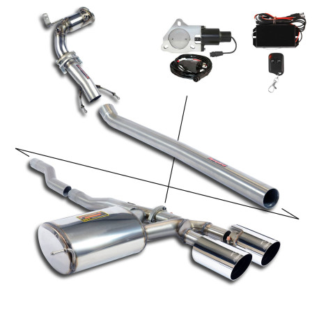 Sistemi di scarico SUPERSPRINT Supersprint Track performance pack with valve MINI F55 Cooper S (5 door) 2.0T 14+ (with valve) | race-shop.it