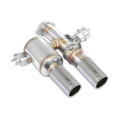 Supersprint Rear exhaust Left OO76 with valve (Vacuum) FERRARI 550 V12 Maranello 96-02 (with valve)