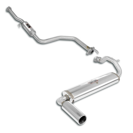 Sistemi di scarico SUPERSPRINT Supersprint Sport package Ø50, "Cat.-Back" HONDA CIVIC CRX 1.6i Kat 89-91 | race-shop.it