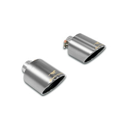 Supersprint Endpipe kit Right - Left "Gun Metal Grey" O 120 JAGUAR F-Type Coupè / Convertible 14-19 (with valve)