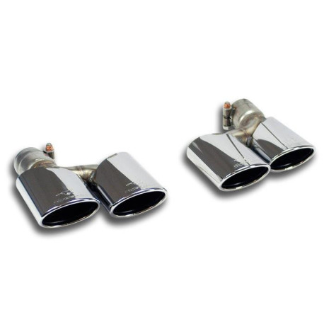 Sistemi di scarico SUPERSPRINT Supersprint Endpipe kit Right - Left 120x80 MERCEDES W204 C 180 Kompressor 07-08 | race-shop.it
