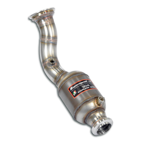 Sistemi di scarico SUPERSPRINT Supersprint Downpipe Left + Metallic catalytic converter MERCEDES W205 C 400 4-Matic 15+ | race-shop.it