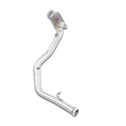 Supersprint Downpipe Left + primary catalytic MERCEDES W463 (4-door) G500 / G 550 V8 (Bi-Turbo 4.0L Engine) 19+ (with valve)