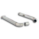 Sistemi di scarico SUPERSPRINT Supersprint Right - Left pipe kit (fits to the stock, secondary catalytic) MERCEDES W204 C63 AMG V8 07-13 | race-shop.it