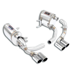 Supersprint Race Mufflers Package, quad tips PORSCHE 997 Carrera Coupè 3.6i 04-08
