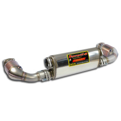 Supersprint Rear exhaust Right - Left "Sport" + Metallic catalytic converters PORSCHE 997 Turbo 3.6i 06-09