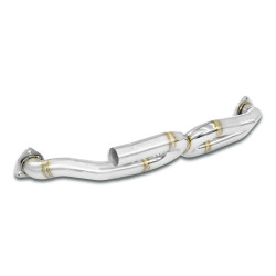 Supersprint "X-Pipe" (Replaces OEM centre exhaust) PORSCHE 997 Carrera Coupè 3.6i 09-12