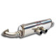 Sistemi di scarico SUPERSPRINT Supersprint Rear muffler "Cup" + connecting pipes kit right - left PORSCHE 991 Carrera / Carrera 4 3.4i 12-15 | race-shop.it
