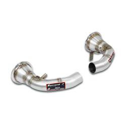 Supersprint Downpipe kit Right + Left (Deletes catalytics) PORSCHE 992 Carrera 19+ (with valve)