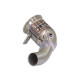 Sistemi di scarico SUPERSPRINT Supersprint Downpipe Right + Metallic catalytic PORSCHE 992 Turbo Coupè 20+ (with valve) | race-shop.it