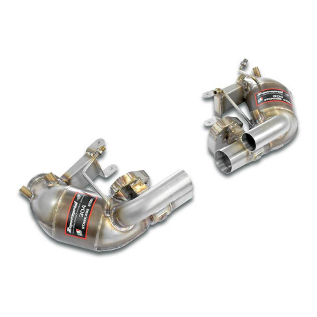 Sistemi di scarico SUPERSPRINT Supersprint Front Metallic catalytic converter Right - Left with valve PORSCHE 992 GT3 4.0i 21+ (Touring) (with valve) | race-shop.it