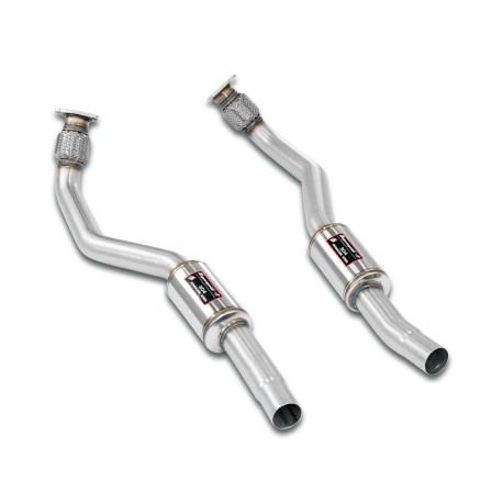 Sistemi di scarico SUPERSPRINT Supersprint Front exhaust kit right + left PORSCHE MACAN S 3.0L V6 19-21 (with valve) | race-shop.it