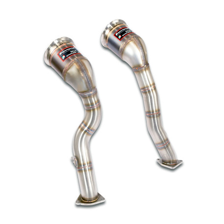 Sistemi di scarico SUPERSPRINT Supersprint Downpipe right - left + metallic catalytic (Left / Right Hand Drive) PORSCHE MACAN GTS 2.9L V6 19-21 (with valve) | race-shop.it