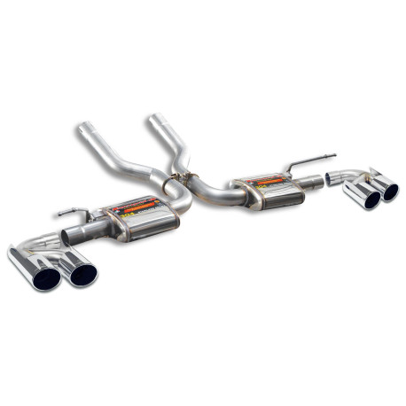 Sistemi di scarico SUPERSPRINT Supersprint Rear exhaust "Racing" Right OO100 - Left OO100 PORSCHE 958 CAYENNE 3.6i VR6 10-13 | race-shop.it