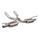 Sistemi di scarico SUPERSPRINT Supersprint Rear exhaust "Racing" Right OO100 - Left OO100 PORSCHE 958 CAYENNE 3.6i VR6 10-13 | race-shop.it