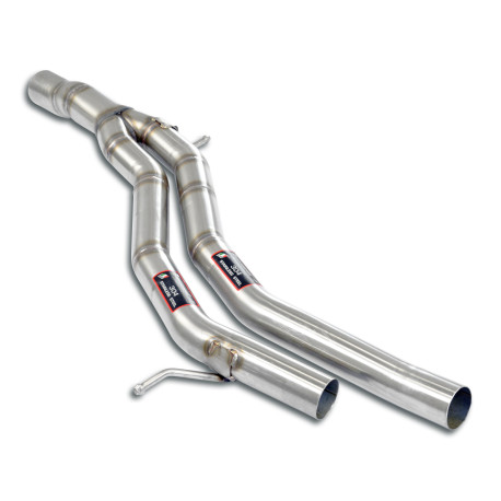 Sistemi di scarico SUPERSPRINT Supersprint Central "Y-Pipe" (Deletes OEM centre exhaust) PORSCHE 536 CAYENNE SUV 3.0L V6 18-23 "Single pipe" (with valve) | race-shop.it